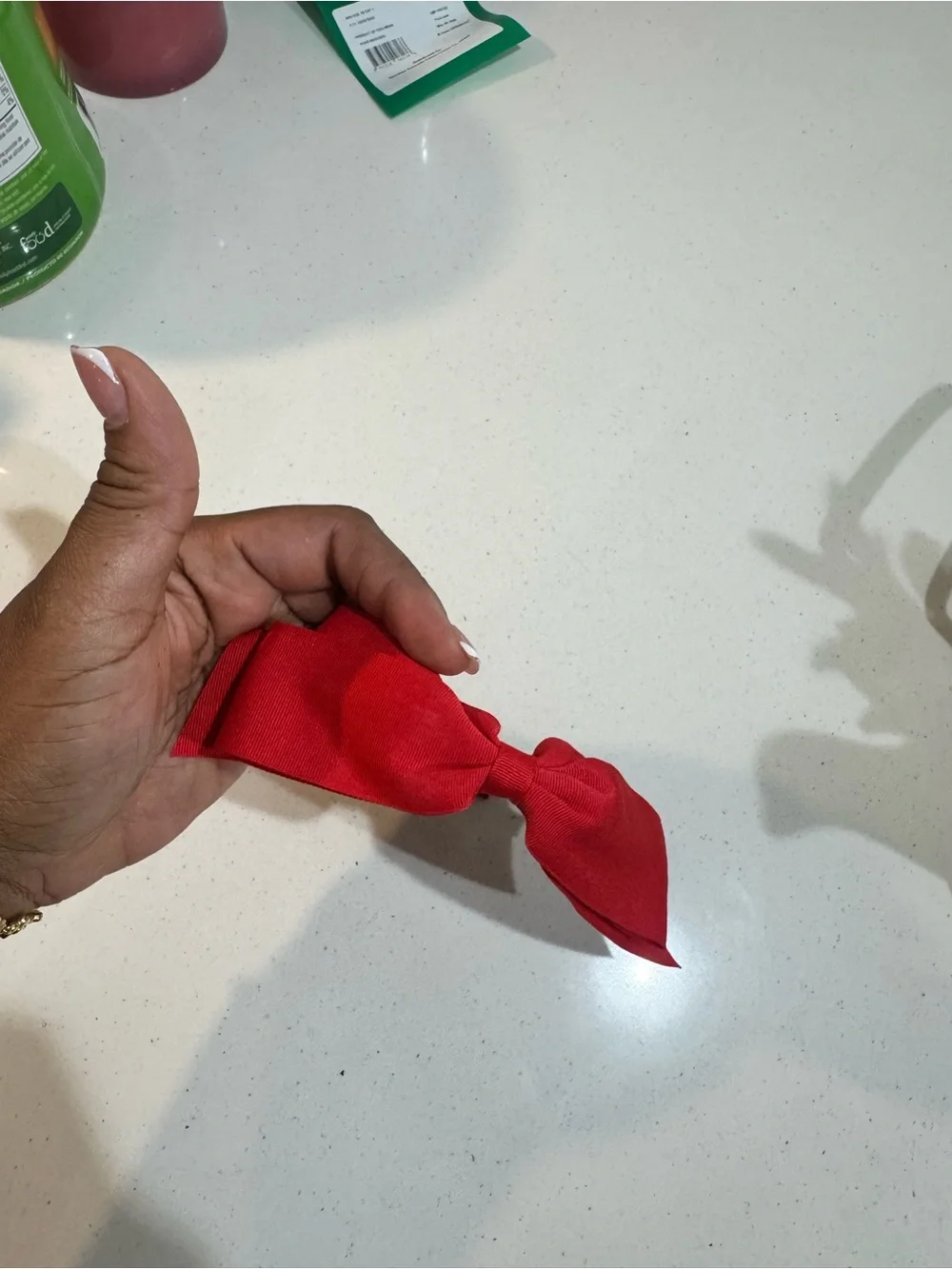 Red Grosgrain Bow Headband for Kids